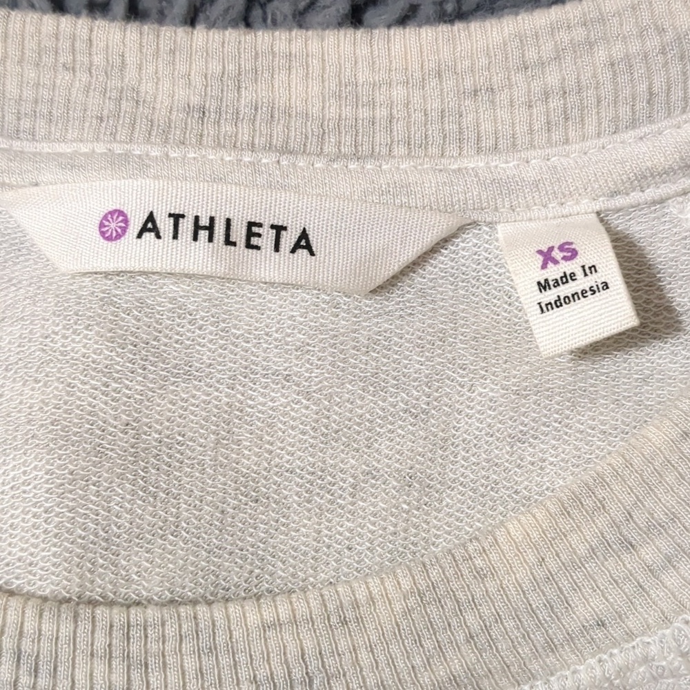 Athleta Criss Cross Dress, Light Heather Grey SIZE XS - Picture 7 of 8